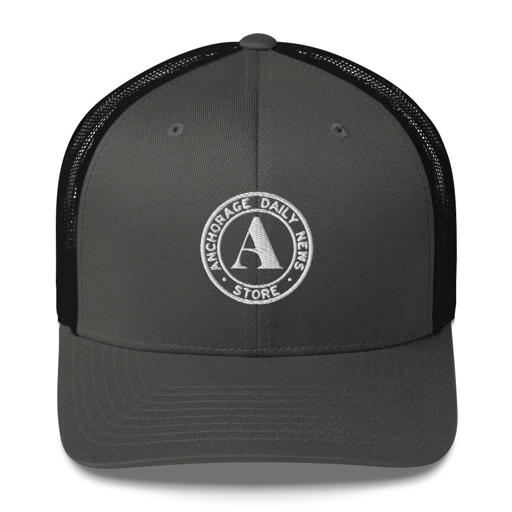 ADN Store White Lettering Cap – Anchorage Daily News Store