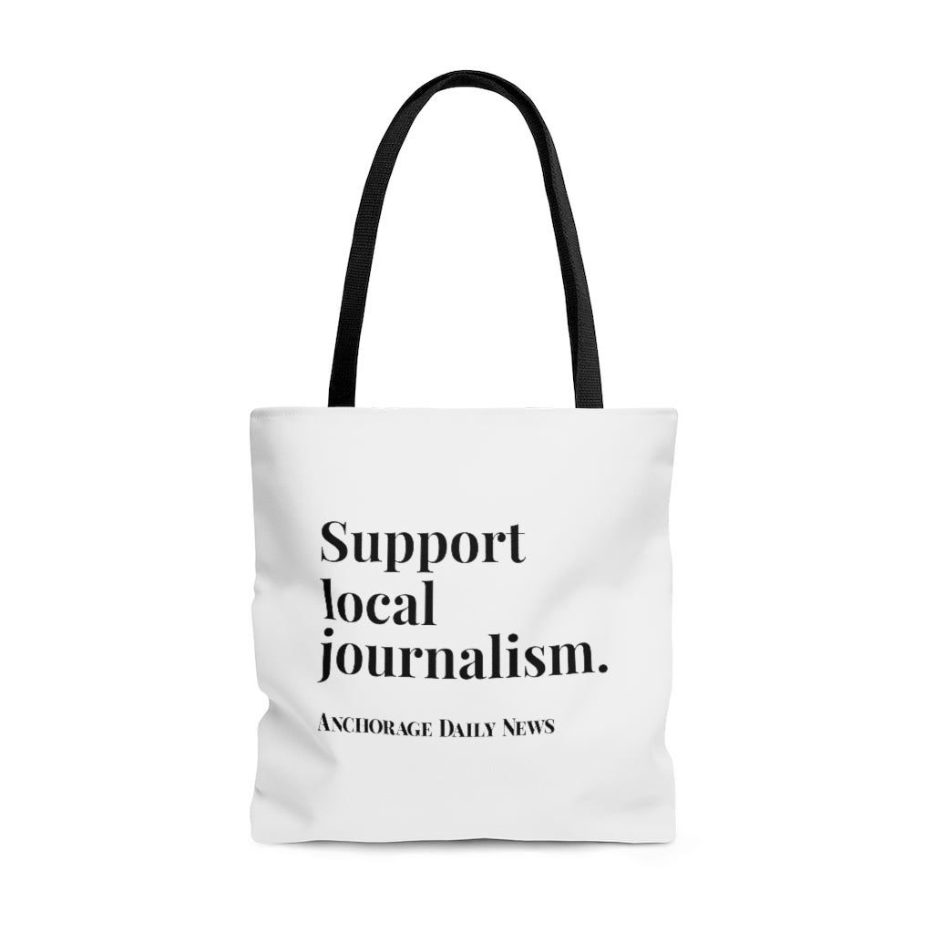 Journalism Tote Bag White Anchorage Daily News Store