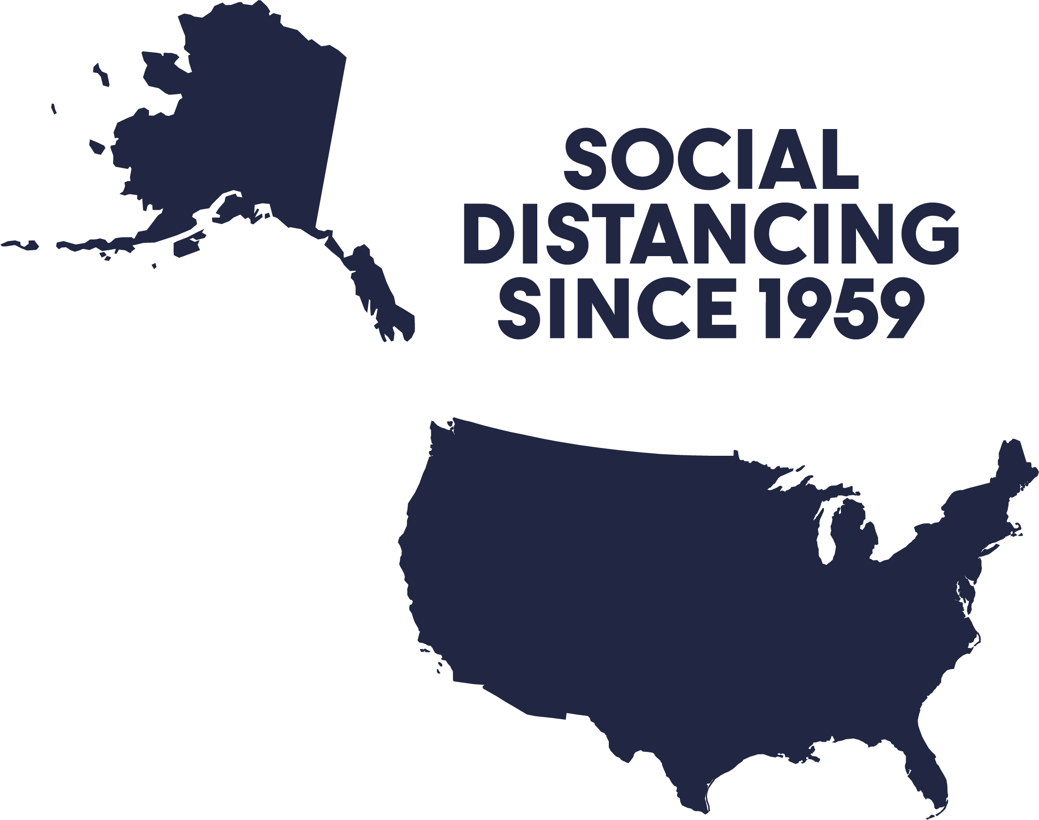 Social Distancing Map Sticker – Anchorage Daily News Store