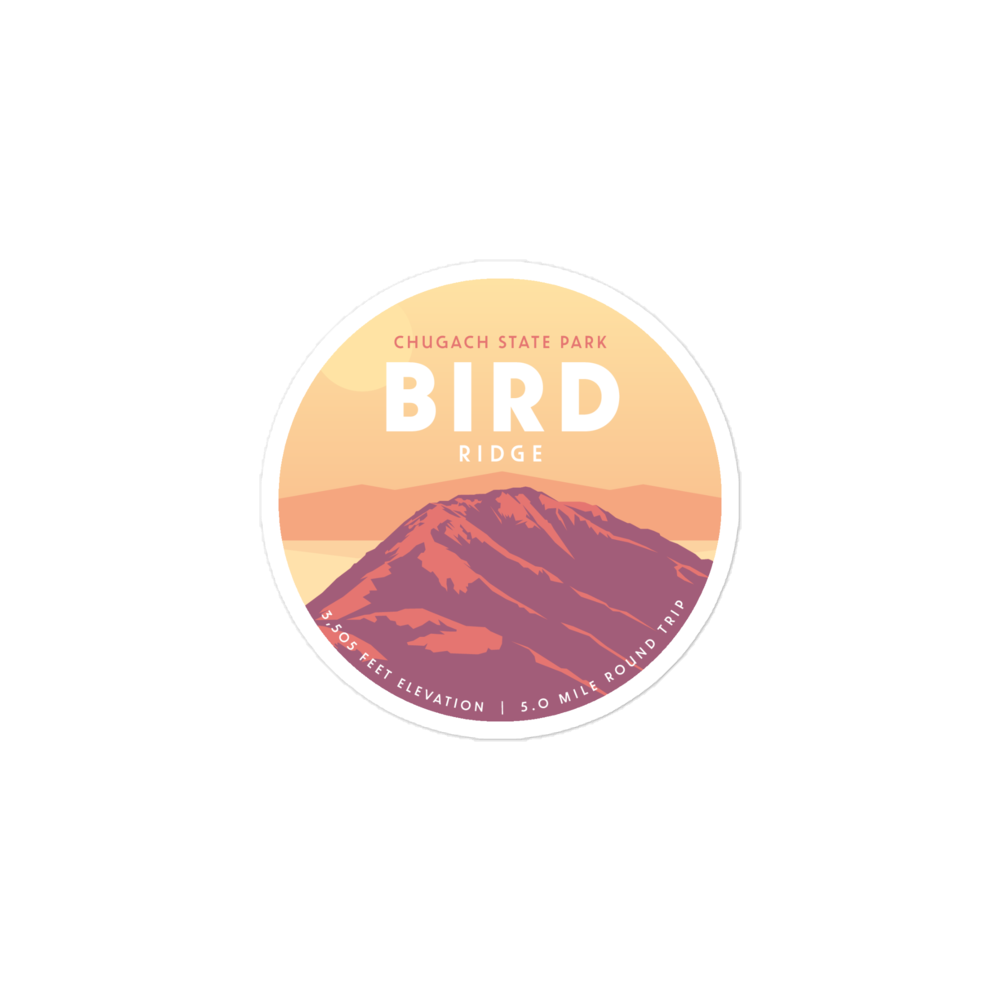 Bird Ridge Sticker – Anchorage Daily News Store