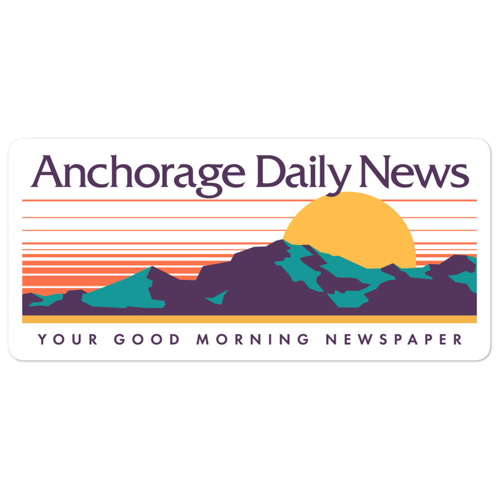 ADN Retro Sticker – Anchorage Daily News Store
