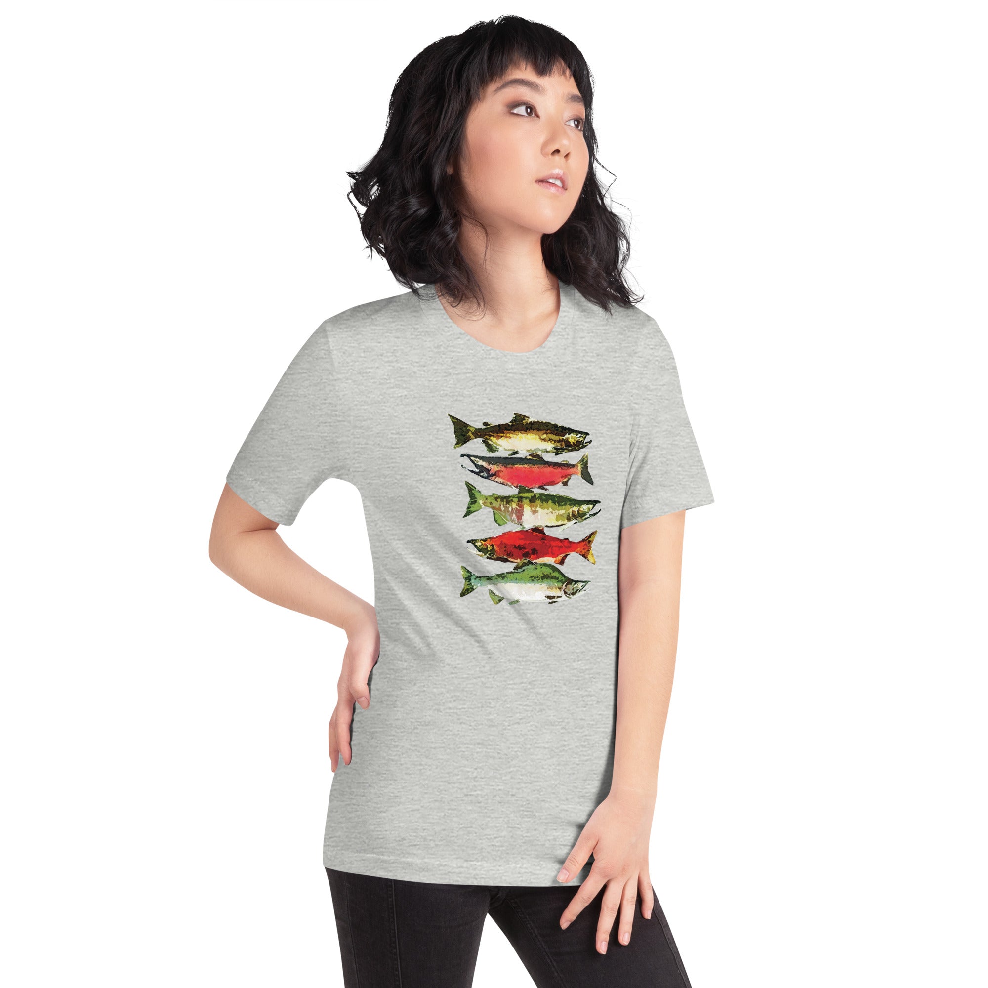 salmon colour t shirt